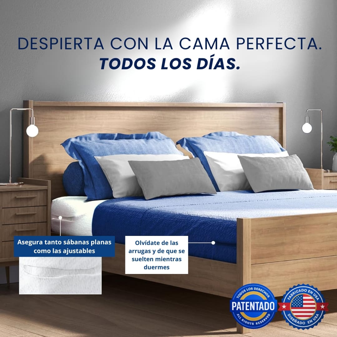 SleepLock™ | Kit Sujetador de Sábanas x4