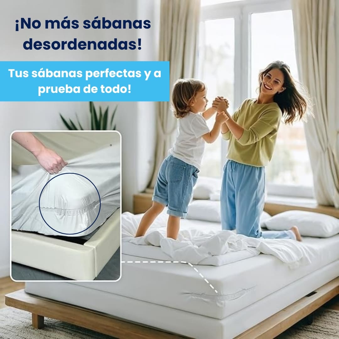 SleepLock™ | Kit Sujetador de Sábanas x4
