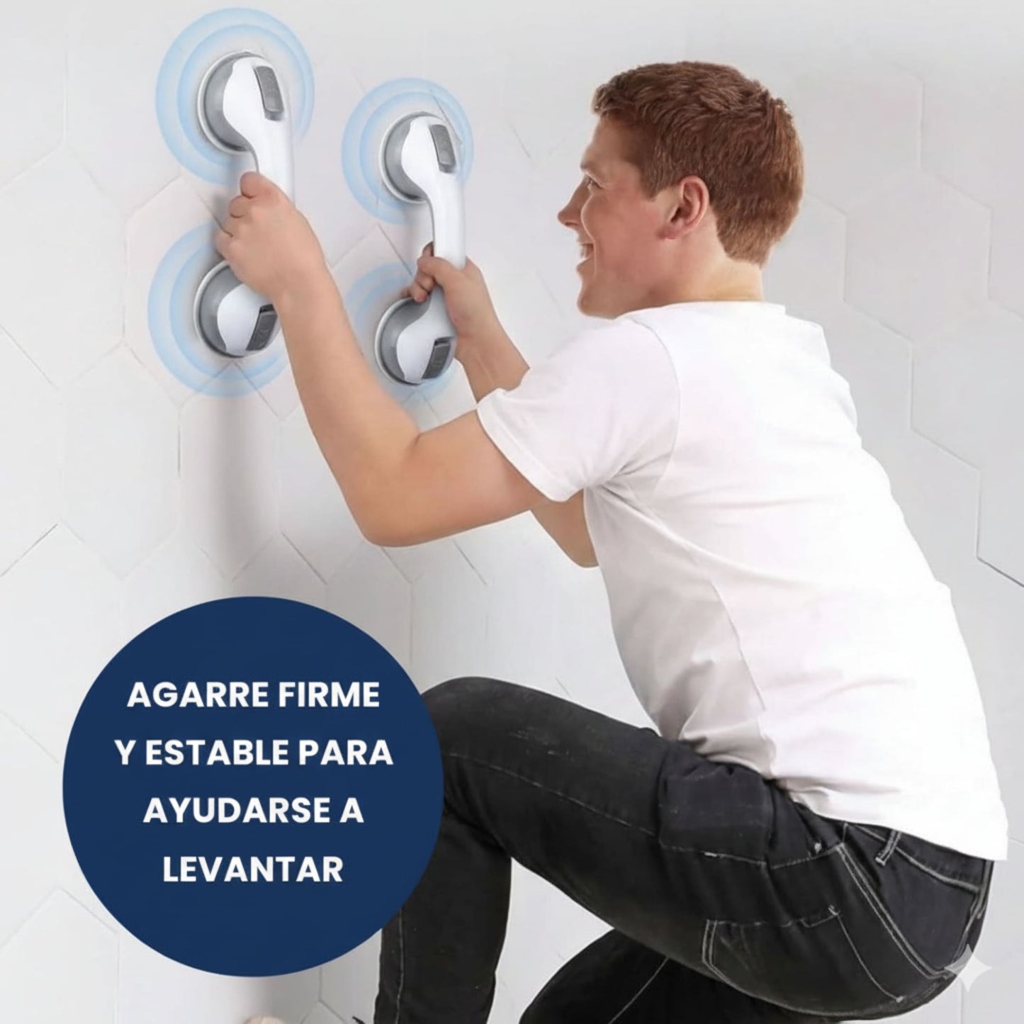 Soporte EasyGrip™ - Dispositivo #1 para prevenir caídas en el baño