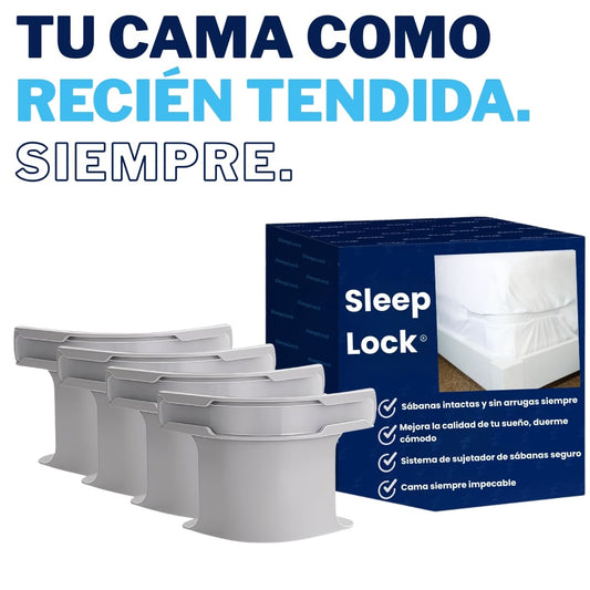 SleepLock™ | Kit Sujetador de Sábanas x4