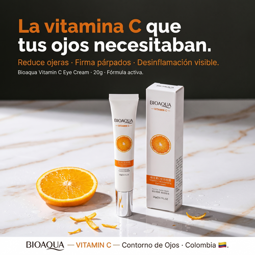 CONTORNO DE OJOS VITAMINA C BIOAQUA 20g